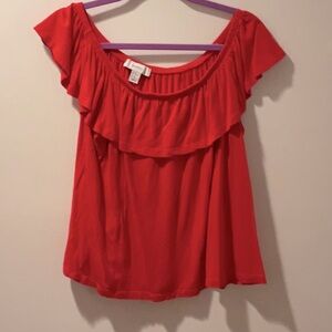 Red summer top